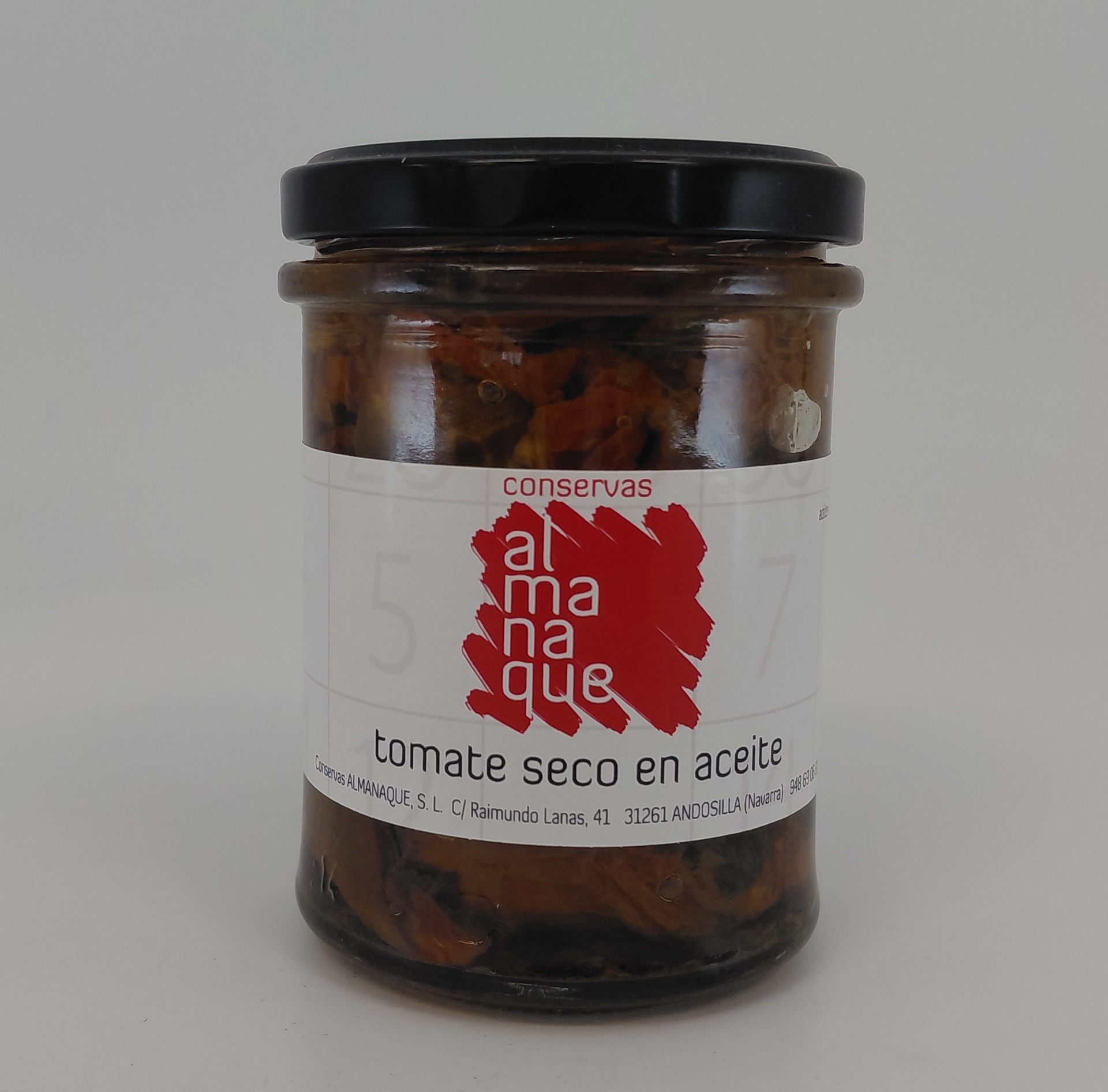 Tarro Tomate Seco en Aceite 180 g Neto ALMANAQUE