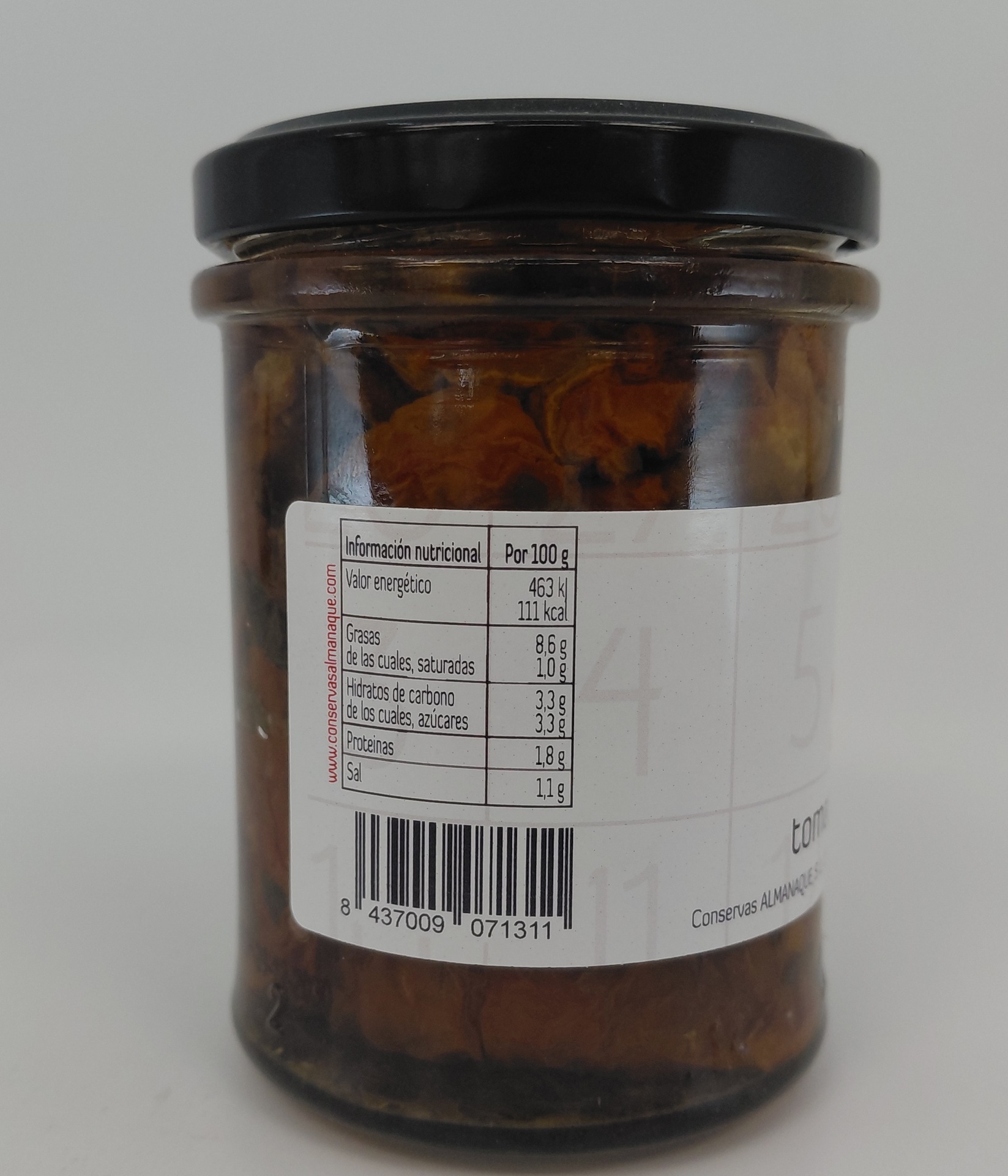 Tarro Tomate Seco en Aceite 180 g Neto ALMANAQUE