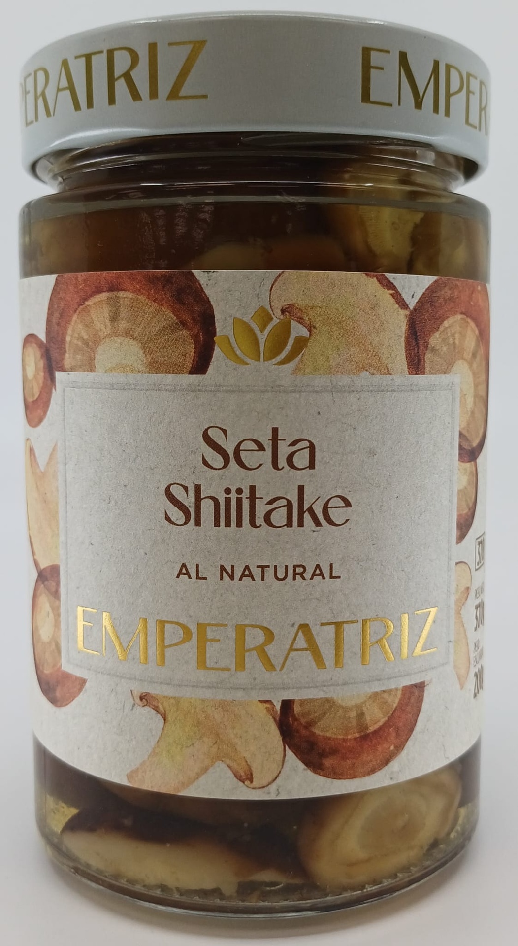 Tarro de Shiitake al Natural 370 g Neto EMPERATRIZ