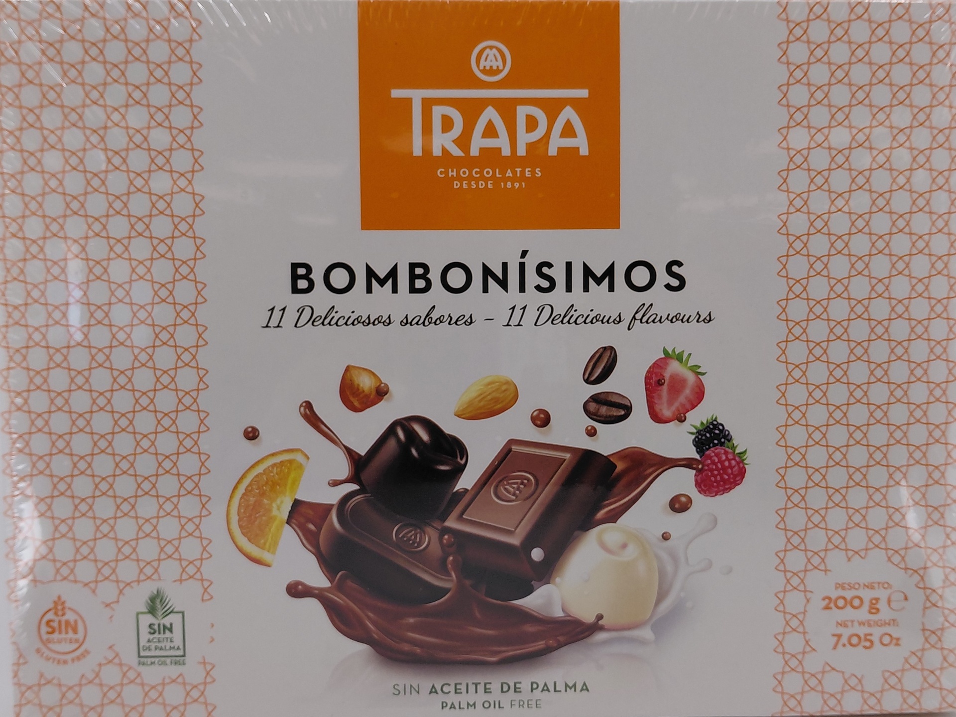 Bombones Artesanía 72 g TRAPA