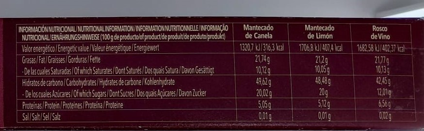 Surtido Mantecados Reyes Magos Sin Gluten 170 g LA FAMA