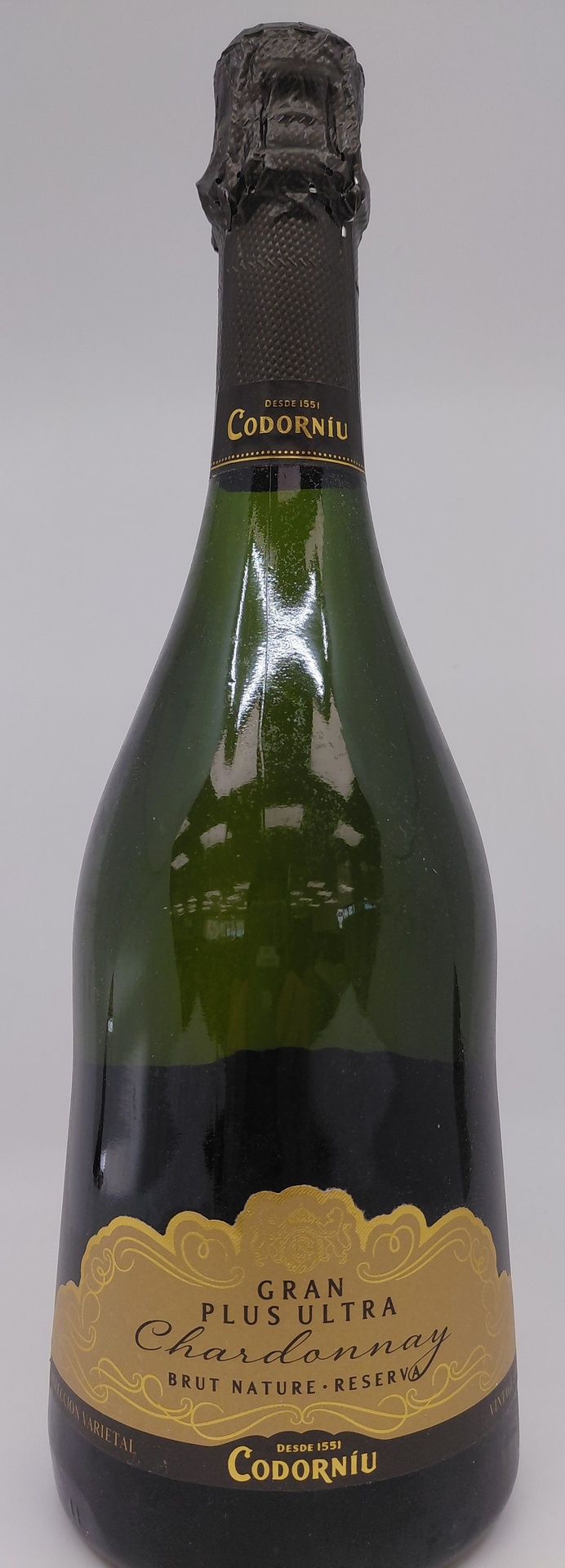 Cava CODORNIU GRAN PLUS ULTRA Chardonnay Brut Nature Reserva