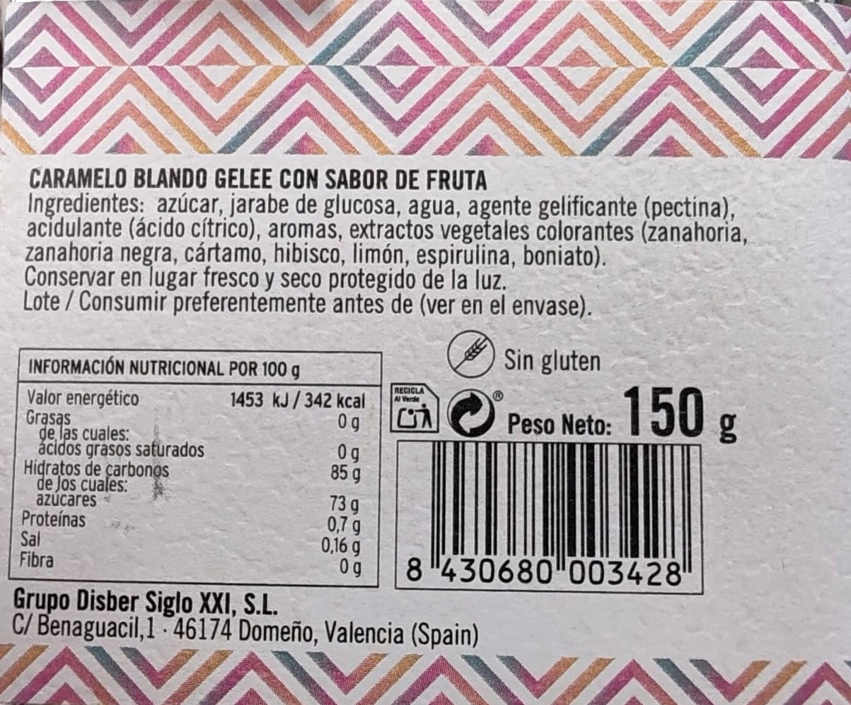 Tarro Gommosas Gelee PECCATA MINUTA 150 g