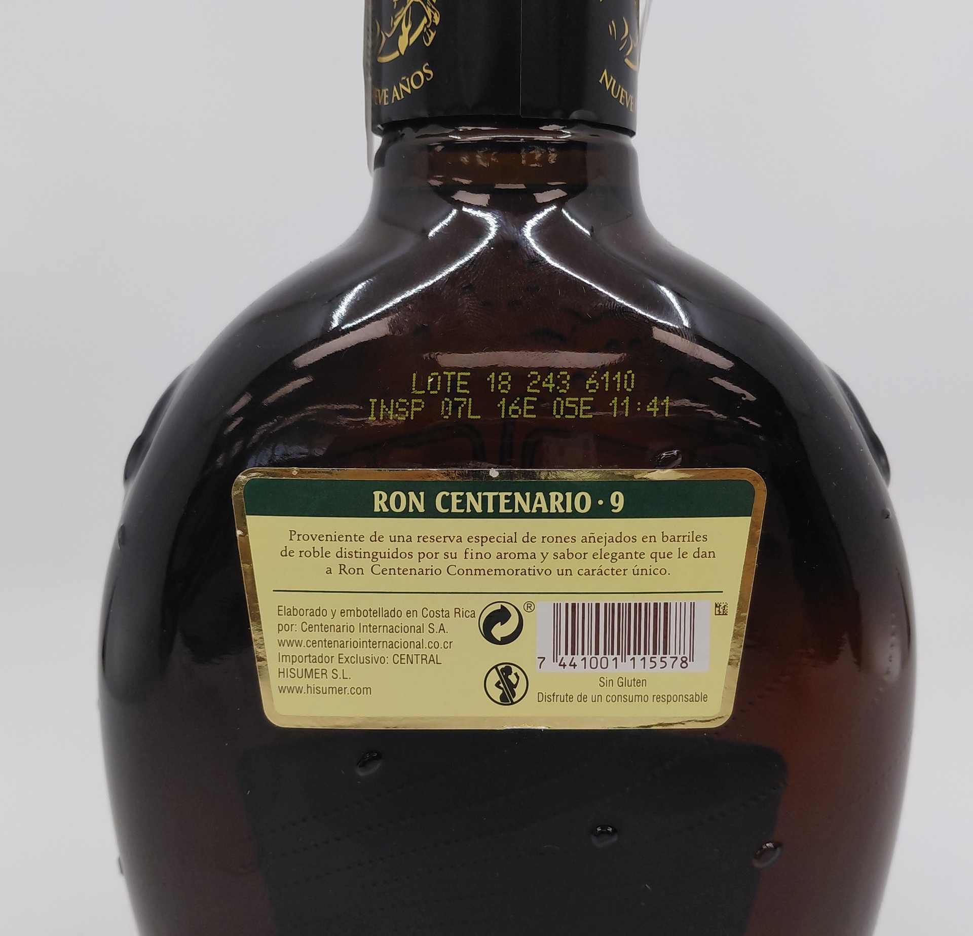 Ron CENTENARIO Reserva Premium 9 Años 70 cl