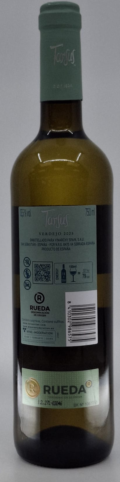 Vino Blanco D.O. Rueda Verdejo TARSUS