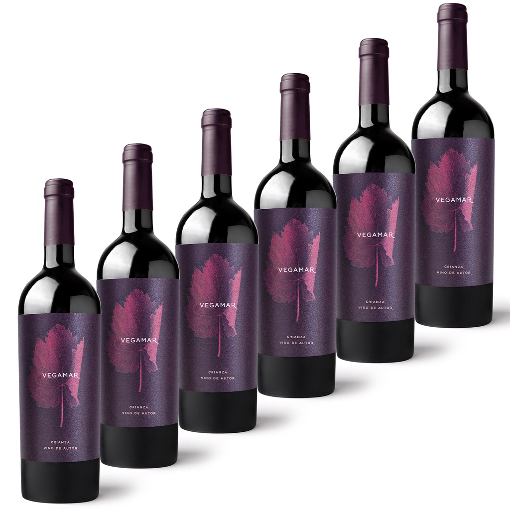 CAJA 6 BOTELLAS VEGAMAR CRIANZA