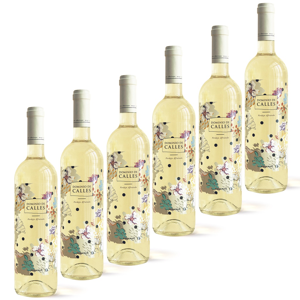 CAJA 6 BOTELLAS DOMINIO DE CALLES VERDEJO AFRUTADO