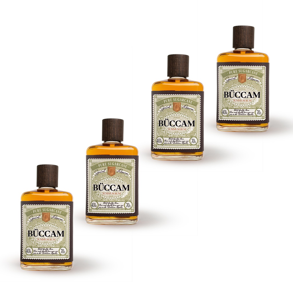 Caja 4 Botellas Ron BÜCCAM SUMMUM Special Reserve 70 cl