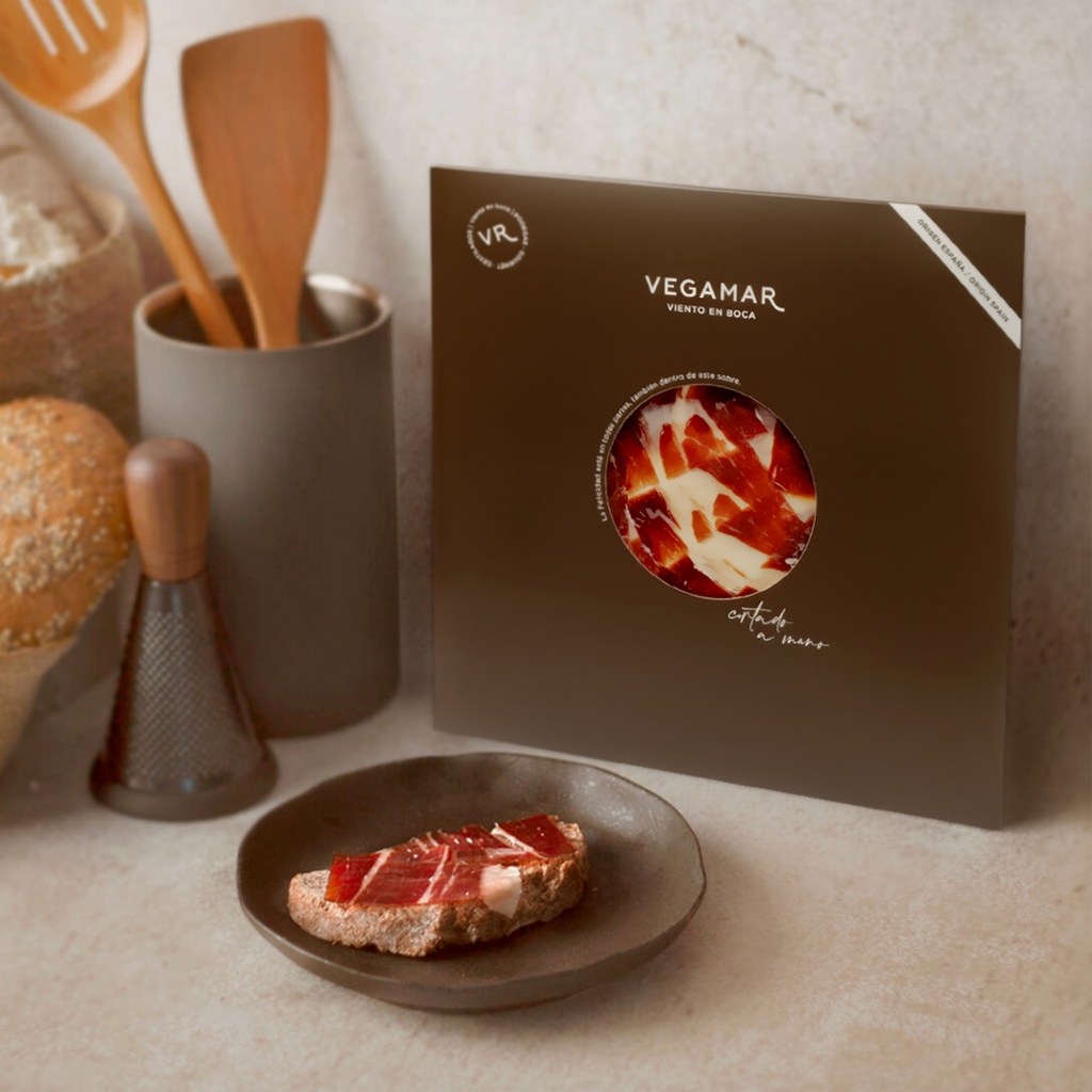 Plato Jamón Cebo de Campo 100% Ibérico Cortado a Cuchillo 90 g VEGAMAR (Salamanca)
