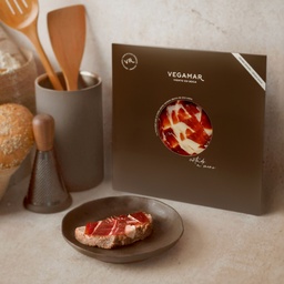 [9JICV09] Plato Jamón Cebo de Campo 100% Ibérico Cortado a Cuchillo 90 g VEGAMAR (Salamanca)