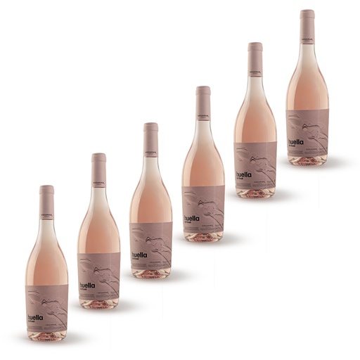 [2VSMRX6] CAJA 6 BOTELLAS HUELLA MERLOT ROSÉ