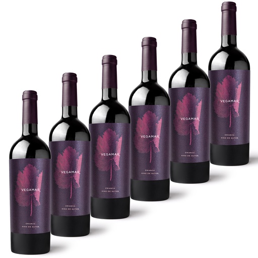 [2CRVX6] CAJA 6 BOTELLAS VEGAMAR CRIANZA