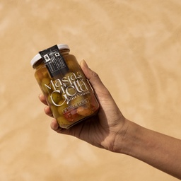 [8AYMG] Tarro Aceitunas Aliñadas al Estilo de la Yaya 350 g Neto MASÍA DE GRETTA