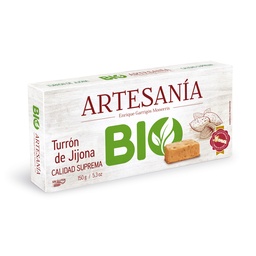 [6JBA1] Turrón Jijona BIO Calidad Suprema 150 g ARTESANÍA de E. Garrigós