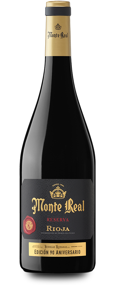 Vino Tinto D.O. Rioja MONTE REAL Reserva 90 Aniversario