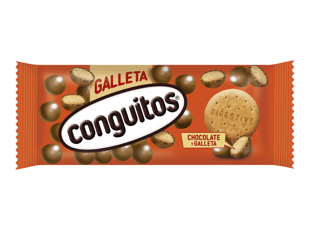 Bolsa CONGUITOS de Chocolate con Galleta 50 g Lacasa