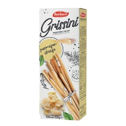 [0GQB1] Estuche Grissini Método Tradicional Sabor Queso 125 g BARBERO