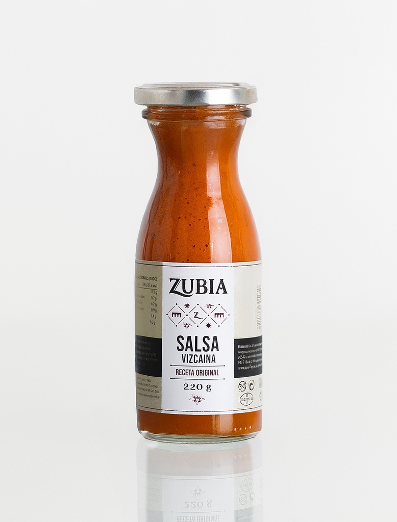 Salsa Vizcaína Artesana Receta Original 270 g ZUBIA