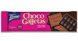 [7GCNT1] Galletas Crujientes al Cacao con Tableta de Chocolate Negro 160 g TIRMA