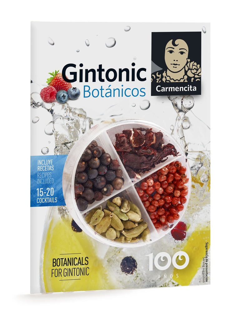 Estuche Botánicos Gintonic 4 Variedades CARMENCITA