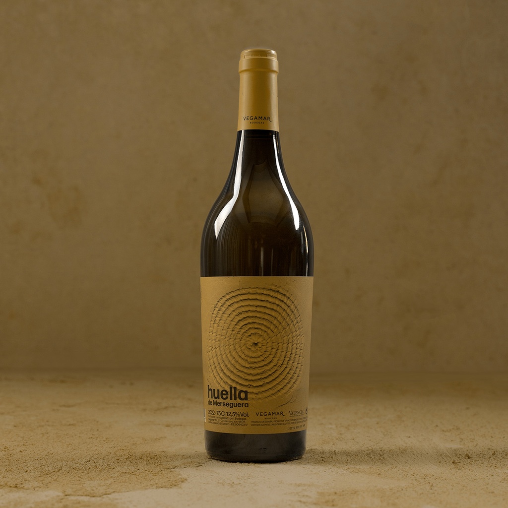 Botella Vino Blanco HUELLA de Merseguera VEGAMAR