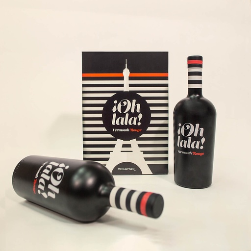 [5VOLLX2] Pack 2x Vermouth Rouge ¡OH LALA! 75 cl Añejo Criado en Roble