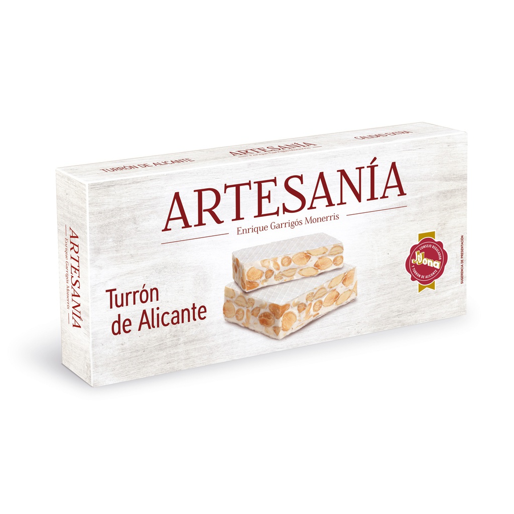 Turrón Alicante D.O. Jijona 150 g ARTESANÍA de E. Garrigós