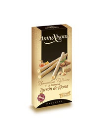 [7BRA75] Barquillos Rellenos de Crema de Turrón de Jijona 75 g ANTIU XIXONA