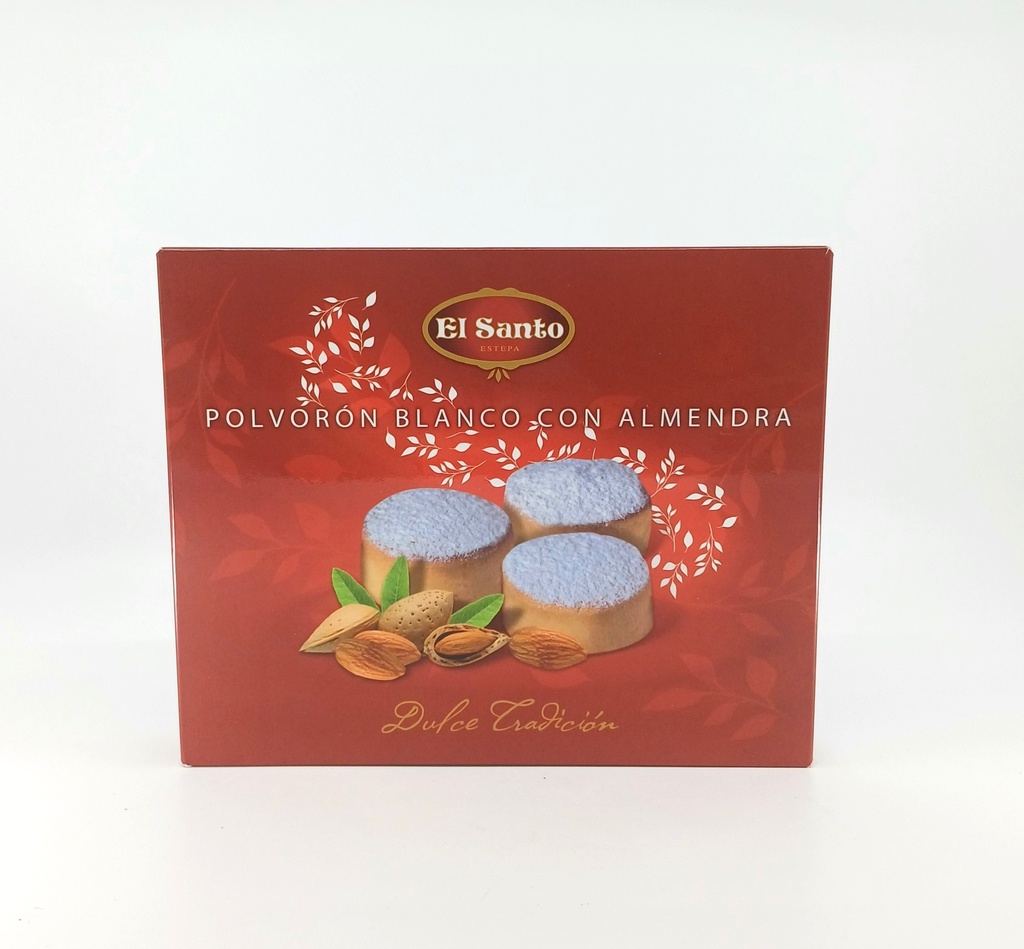Polvorón Blanco con Almendra 150 g EL SANTO de ESTEPA