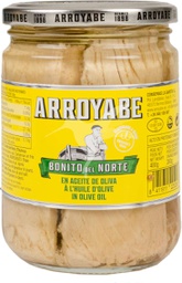 [8BL4] Tarro Lomos Bonito del Norte Artesanal en Aceite de Oliva 400 g ARROYABE de BERMEO