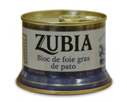 [8BPAZ13] Lata Campana Bloc de Foie de Pato 98% 130 g ZUBIA