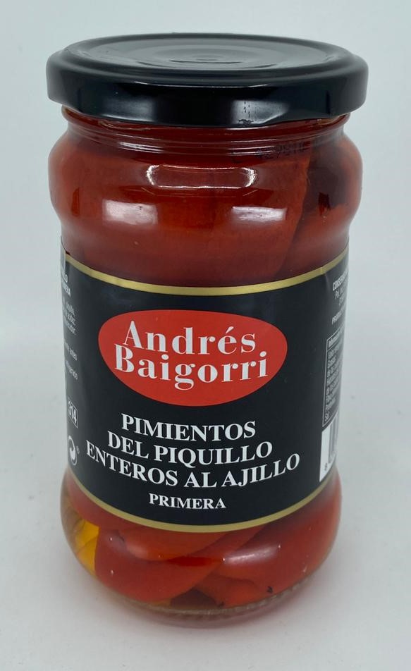 Tarro Pimientos del Piquillo 290 g Neto ANDRÉS BAIGORRI