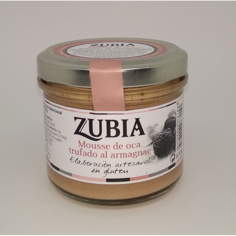 Tarro Mousse de Hígado de Oca Trufado 190 g ZUBIA