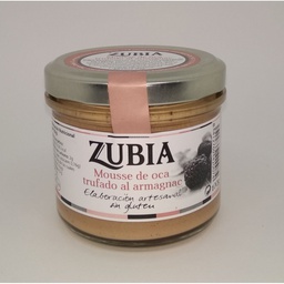[8MOZ19] Tarro Mousse de Hígado de Oca Trufado 190 g ZUBIA