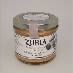 [8MPZ19] Tarro Mousse de Hígado de Pato con Boletus 190 g ZUBIA