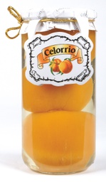 [8MTCK] Tarro Melocotón Entero en Almíbar Calidad Extra 700 g Neto (3 Frutos) CELORRIO