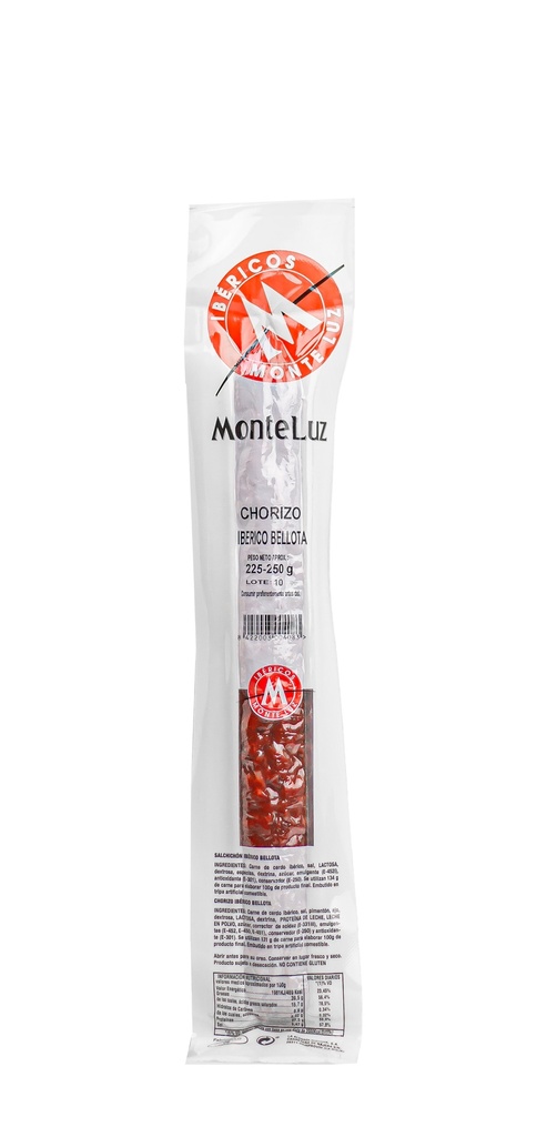 Chorizo Ibérico de Bellota 250 g aprox. MONTELUZ