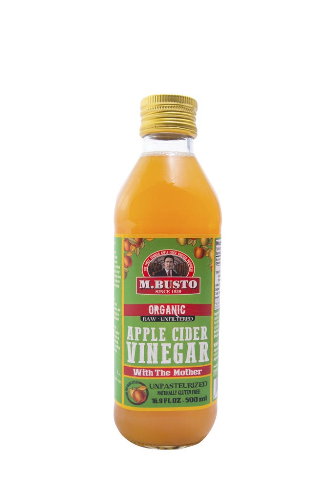 Vinagre de Sidra Manzana Ecológico Sin Filtrar 500 ml M.BUSTO