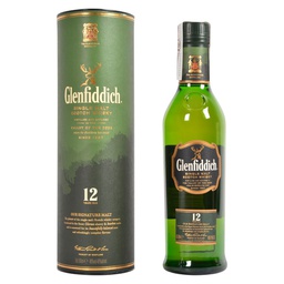 [3GF125] Whisky GLENFIDDICH MALTA 12 Años 50 cl Estuchado