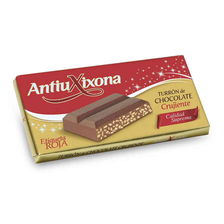 Turrón Chocolate Crujiente Calidad Suprema 200 g ANTIU XIXONA