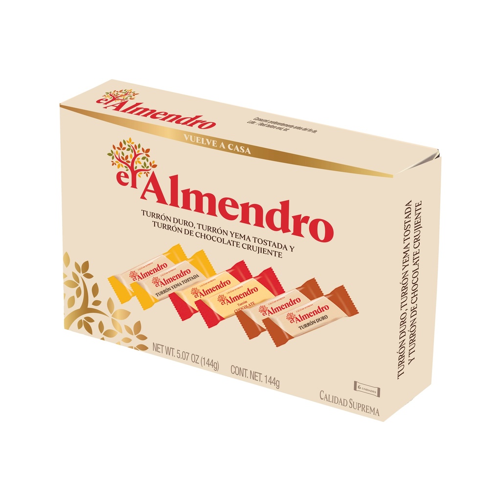 Surtido Mini Turrones Calidad Suprema 144 g EL ALMENDRO