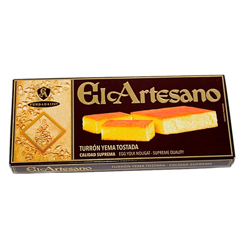 Turrón Yema Tostada Calidad Suprema 150 g EL ARTESANO