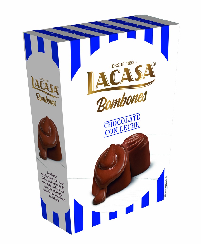 Bombones Chocolate con Leche 72 g LACASA