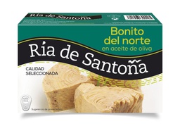 [8BS12] Lata Bonito del Norte en Aceite de Oliva OL-120 RÍA DE SANTOÑA