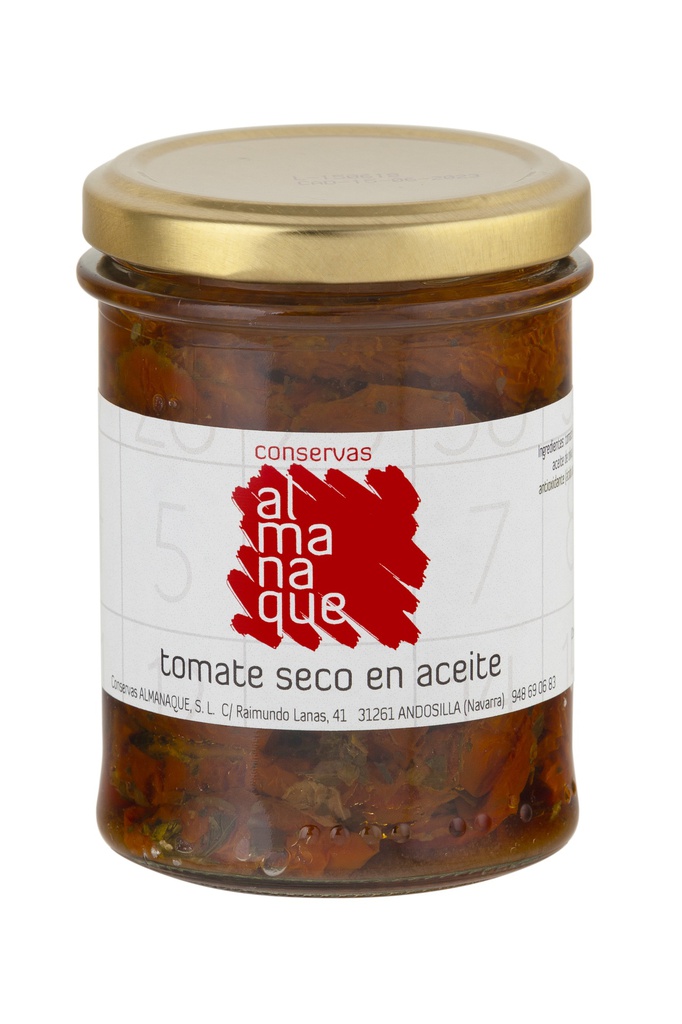Tarro Tomate Seco en Aceite 180 g Neto ALMANAQUE
