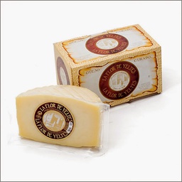 [9QCFY5] Queso Curado Leche Cruda 450 g aprox. LA FLOR DE YELTES Estuchado