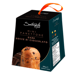 [7PCS1] Panettone Italiano con Pepitas de Chocolate 100 g SANTANGELO